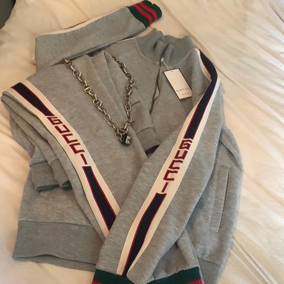 Gucci Other - Gucci Grey Technical Tracksuit Medium NWT